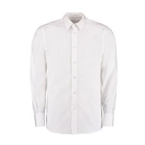 Kustom Kit Mens City Long-Sleeved Business Shirt / White
